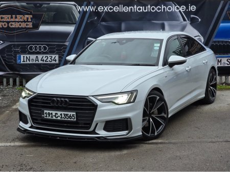 2019 Audi A6 2.0 TDI S LINE 40 204PS 4DR AUTOMATIC BLACK EDITION WHITE!IMMACULATE €29,950 thumbnail
