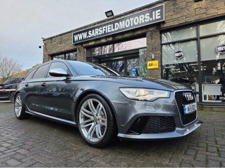 2014 Audi RS6 4.0 TSFI V8 TWIN TURBO 560 BHP. ONLY 59000 MILES. FSH. FINANCE ARRANGED. SIMI. AA APPROVED. €59,950