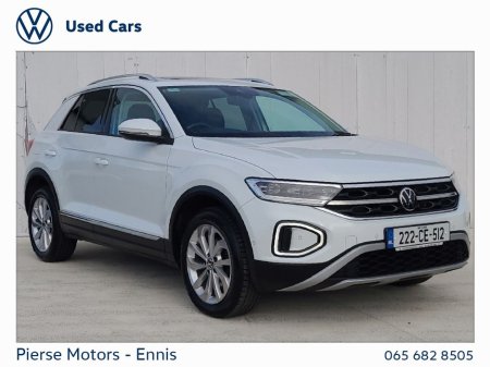 2022 Volkswagen T-Roc 1.0 TSI 110HP Style Plus - Pan Roof €27,950