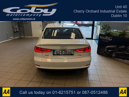 2015 Audi A3 1.4 Petrol Auto Saloon 4DR. New NCT done before collection, Reverse Camera, Dual Climate Control, MFSW, Cruise Control, Sat Nav, Handsfree, Parking Sensors, Paddle Shift and more. €13,750 thumbnail
