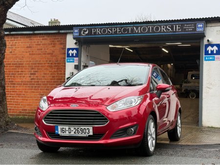 2016 Ford Fiesta 1.5tdci Titanium, New Nct 03/2027, 1 Owner Irish Car, New Timing Belt & Water Pump, Service History, Parking Sensors, Bluetooth, A/C, Alloys, Finance Available, Service & Warranty, SIMI Dealer, €10,750
