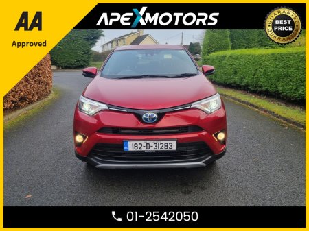 2018 Toyota Rav4 FINANCE ARRANGED * TOP-SPEC DESIGN HEV CVT VVT-I * NEW NCT DEC-27 * IMMACULATE * STAMPED SERVICE HISTORY * AA APPROVED * 101 SAFETY CHECKLIST * AUTOMATIC (DSG) * HEATED SEATS * COLOUR REVERSE CAMERA €19,949 thumbnail