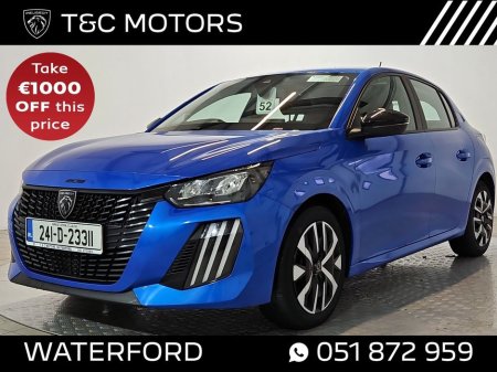 2024 Peugeot 208 Active 1.2 Petrol, Apple Carplay & Android Auto, Rear Parking Sensors, Air Conditioning €20,995