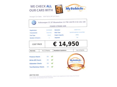 2015 Volkswagen CC SOLD thumbnail