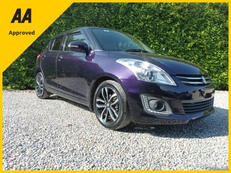 2016 Suzuki Swift STYLE 1.2 AUTOMATIC MILD HYBRID LEATHER AND SUEDE INTERIOR VERY LOW MILEAGE 38,398KM AUTO HEADLIGHTS FACTORY IMMOBILISER PUSH BUTTON START  2 FACTORY REMOTE KEYS FULLYSERVICED 4 NEW TYRES 2 YEARS NCT €12,495