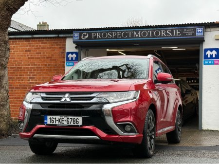 2016 Mitsubishi Outlander 2.0 PHEV, Top Spec GX! New Nct 02/2027, Full Leather, Sat Nav, Reversing Camera, Heated Seats, Sunroof, Cruise Control, A/C, Immaculate, Finance Available, Service & Warranty Included, SIMI Dealer, €9,950 thumbnail