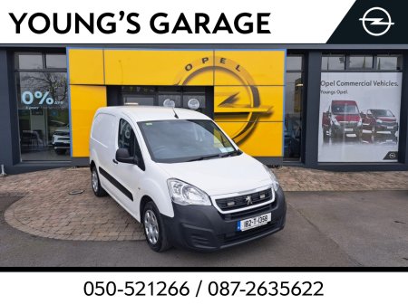 2018 Peugeot Partner PROFESSIONAL L1 BLUE HDI