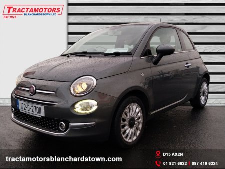 2017 Fiat 500 1.2 LOUNGE 69BHP 3DR AUTO €10,999