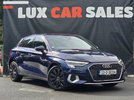 2022 Audi A3 30 TFSI 110HP SE €27,950
