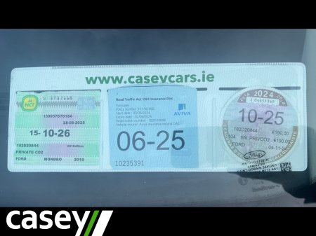 2018 Ford Mondeo TITANIUM 1.5 120PS 6SPEED 4DR €11,950 thumbnail