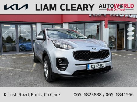 2017 Kia Sportage 1 ISG 114BHP 5DR €14,995