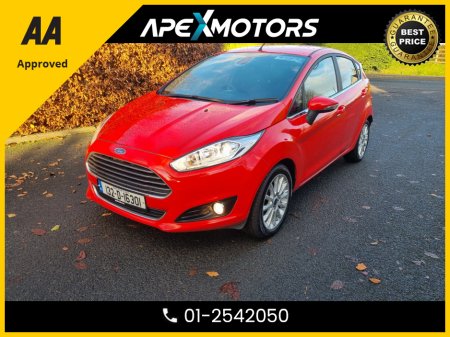2013 Ford Fiesta 1.0 TITANIUM X ECOBOOST 125PS 5DR * TOP-SPEC NEW MODEL FULLY LOADED X * LOW KMS * EVERY EXTRA * LEATHER INTERIOR * NCT APR-26 * LOW TAX FEB-26 * IMMACULATE * STAMPED SERVICE HISTORY * AA APPROVED €8,449