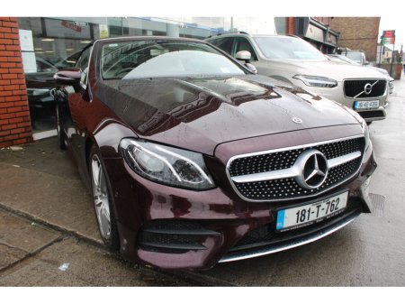2018 Mercedes-Benz E Class 220 D AMG SPORT 2DR AUTO CABRIOLET