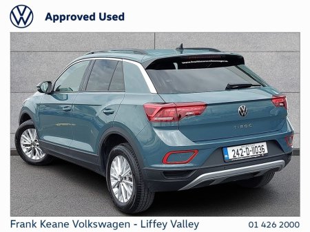 2024 Volkswagen T-Roc LIFE 1.0 TSI 110HP *PETROLEUM BLUE* *CARPLAY & ANDROID AUTO* *PCP AVAILABLE* *FRONT & REAR SENSORS* €29,495