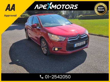 2014 Citroen C4 FINANCE ARRANGED * DS4 HDI 115 DSTYLE 5DR * AA APPROVED * 101 SAFETY CHECKLIST * IMMACULATE * COLOUR REVERSE CAMERA * TOP-SPEC 5DR HATCH * LOW LOW MILES * ADAPTIVE CRUISE * CRUISE CONTROL 01-2542050 €6,949