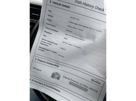 2018 Volkswagen Golf 1.0 TSI 3DR 110HP Highline €16,850 thumbnail