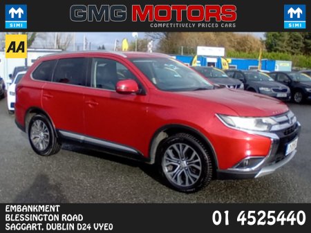 2017 Mitsubishi Outlander 2.2 DI-D 3 4WD **7 SEATER** 148BHP 5DR €14,950
