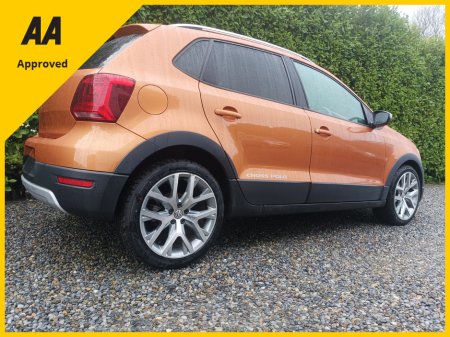 2017 Volkswagen Polo POLO CROSS 1.2 TSI AUTOMATIC SPORTS ALLOY WHEELS CRUISE CONTROL APPLE CAR PLAY & ANDROID AUTO MULTIFUNCTION STEERING WHEEL AUTO HEADLIGHTS FACTORY IMMOBILISER LEATHER STEERING WHEEL NCT & ROAD TAX €13,895 thumbnail