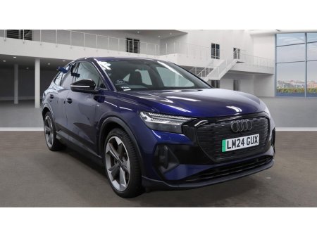 2024 Audi Q4 e-tron 45 SPORTBACK BLACK EDITION 282BHP (82KWH BATTERY) AUTOMATIC **ONE OWNER / 21