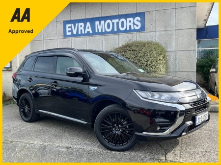 2021 Mitsubishi Outlander BLACK EDITION 4WD PHEV HYBRID AUTOMATIC 2.4 PETROL //HIGH SPEC//LOW MILES//HALF LEATHER HEATED ELECT