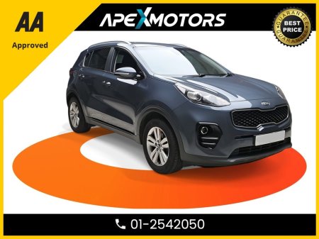 2018 Kia Sportage FINANCE ARRANGED * 1.7 CRDI DIESEL SUV * NEW NCT SEP-28 * LOW ROAD-TAX * 2-KEYS * AA APPROVED * IMMA