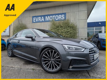 2019 Audi A5 COUPE S-LINE AUTOMATIC 2.0 PETROL//LOW MILES//SAT NAV//HALF LEATHER HEATED SEATS//CRUISE CONTROL//