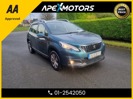 2017 Peugeot 2008 FINANCE ARRANGED * 1.2 PURE-TECH 82 ACTIVE 5DR * NCT AUG-27 * LOW TAX * IMMACULATE * STAMPED SERVICE
