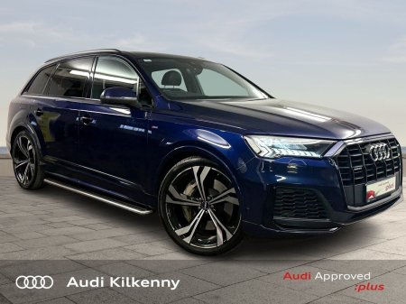 2023 Audi Q7 55 TFSI e S Line Black Edition with 22 Inch Alloys, Side-steps, Electric Folding Towbar & More