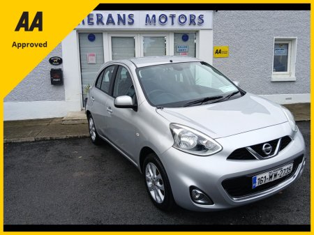 2016 Nissan Micra 1.2  SV  5 DR  :ONE OWNER :  LOW MILEAGE : NCT 10/27