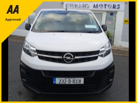 2023 Opel Vivaro L2H1-1.5D :  100BHP -  6 SP : FINANCE ARRANGED :