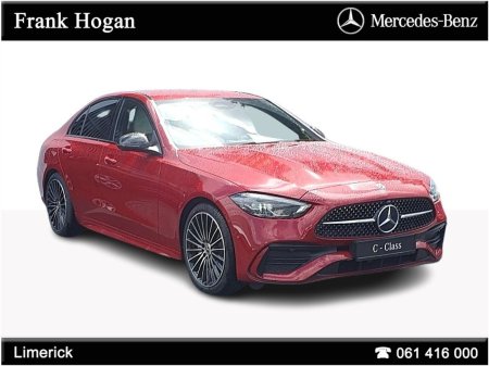 2026 Mercedes-Benz C-Class C200d AMG 2.0 DIESEL 163BHP in Patagonia Red  Road Tax  € 200