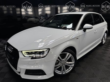 2015 Audi A3 S-LINE / 1.4 TFSI / AUTOMATIC//PEARL WHITE//ONLY 64,884KM