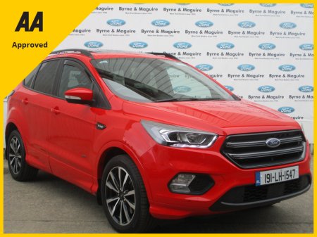 2019 Ford Kuga 4 WHEEL DRIVE .ST-LINE 2.0 TDCI 150PS AWD MODEL.  TOP OF THE RANGE MODEL, FULLY SERVICED AND NCT TES