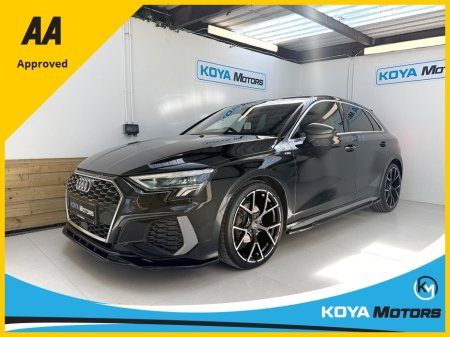 2022 Audi A3 2.0 TDI 35 S LINE SPORTBACK 150 BHP MANUAL // APPLE CARPLAY // FULL BLACK PACK // VIRTUAL DASH // FU