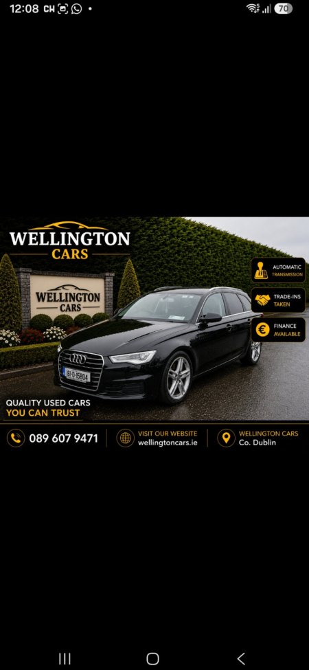 2015 Audi A6 2.0TDI 190 Ultra S-Tronic SE