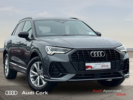 2024 Audi Q3 45 TFSI E 245BHP S-LINE AUTOMATIC WITH BLACK STYLING, COMFORT PACK, PIANO BLACK INLAYS & HIGH BEAM A