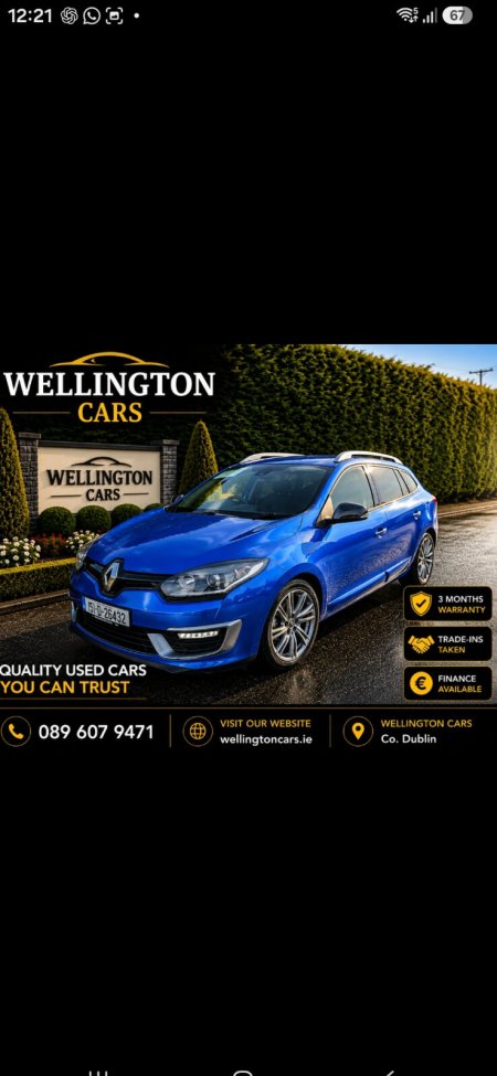 2015 Renault Megane dCi 110 S&S GT LINE