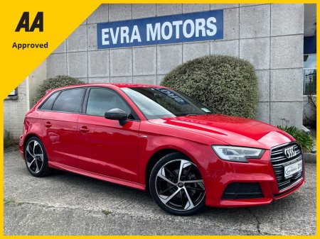 2019 Audi A3 SB HATCH S-LINE BLACK EDITION AUTOMATIC 1.4 PETROL //HIGH SPEC//HALF LEATHER HEATED SEATS//REVERSE C