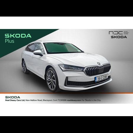 2025 Skoda Superb COMBI L&K 2.0 TDI 150HP- MOON WHITE- FULLY LOADED-FACTORY WARRANTY- OUR MD'S CAR!