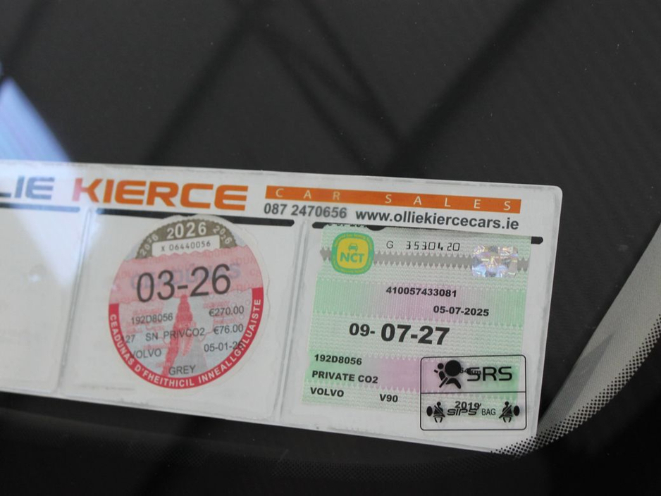 2019 Volvo V90 D4 MOM 5DR Auto €29,499