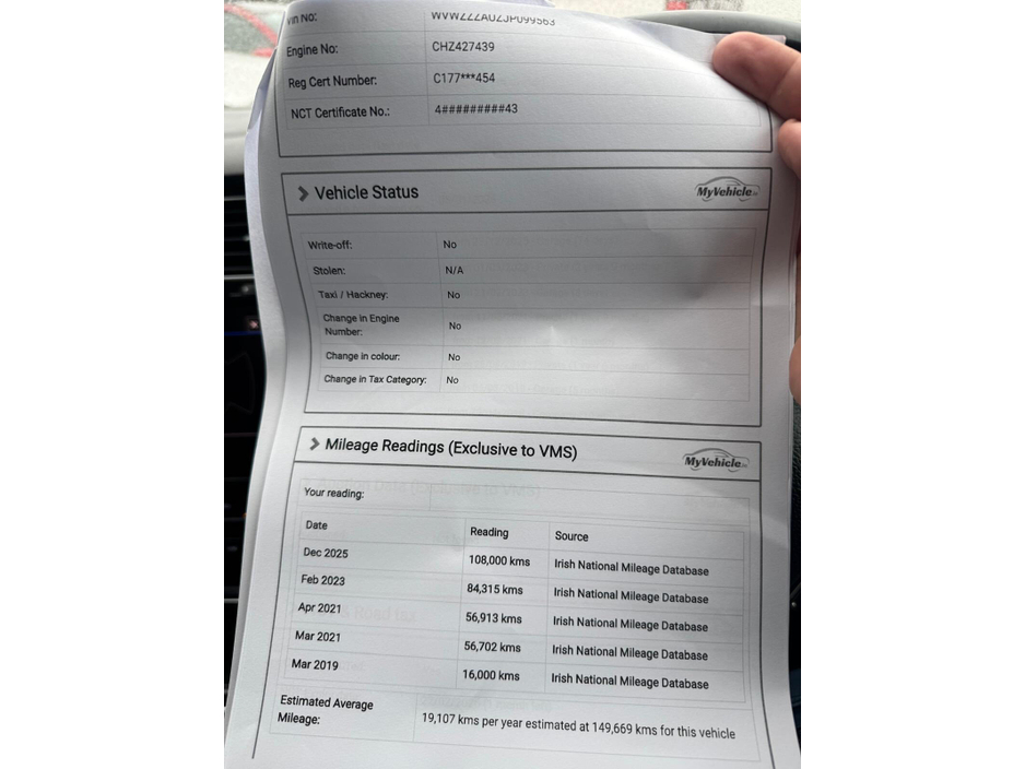 2018 Volkswagen Golf 1.0 TSI 3DR 110HP Highline €16,850
