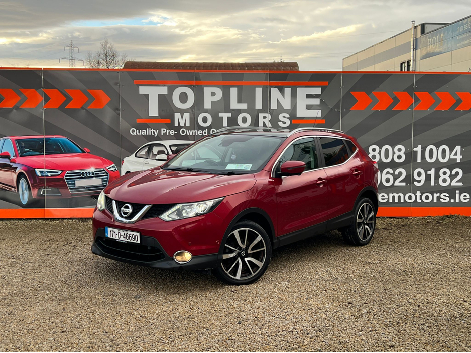 2017 Nissan Qashqai ==1.5 DCI TEKNA //FULL LEATHER//PAN ROOF//HEATED SEATS== €11,950