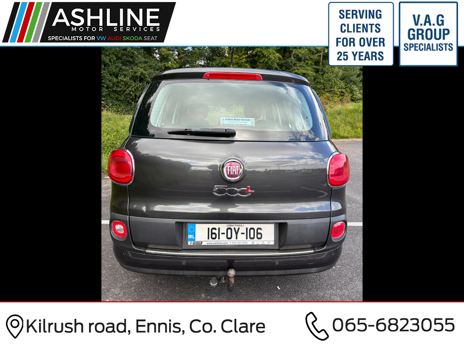 2016 Fiat 500l 500L MP POP STAR 1.3 MULTIJET 4 4DR €9,995