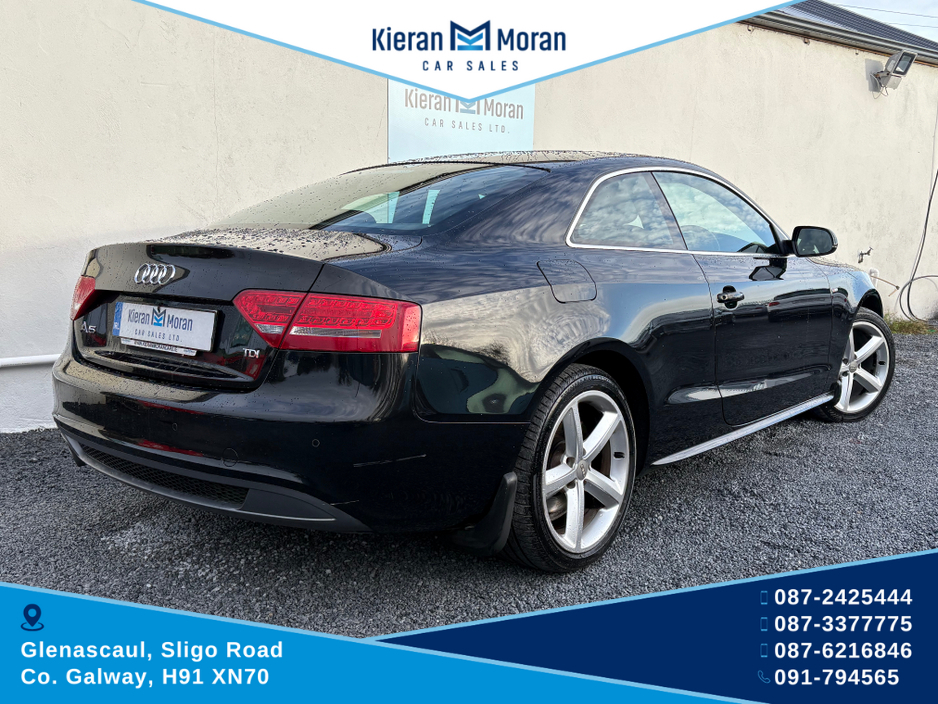 2011 Audi A5 2.0 TDI S LINE 168BHP 3DR 190PS 5DR AUTO €9,950