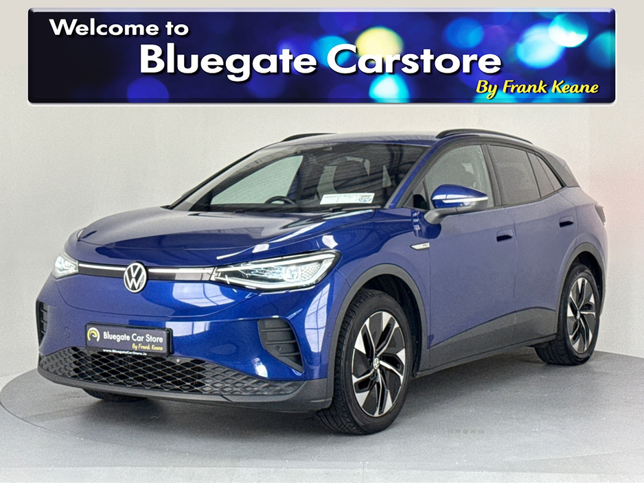 2022 Volkswagen ID.4 PRO 150 KW BUSINESS 77KW 204BHP**DIGITAL DASH**APPLECARPLAY**REVERSE CAMERA**PARKING SENSORS**TOUCH SCREEN MEDIA DISPLAY**FRONT HEATED SEATS**SMART CLIMATE CONTROL**SATNAV** €22,995