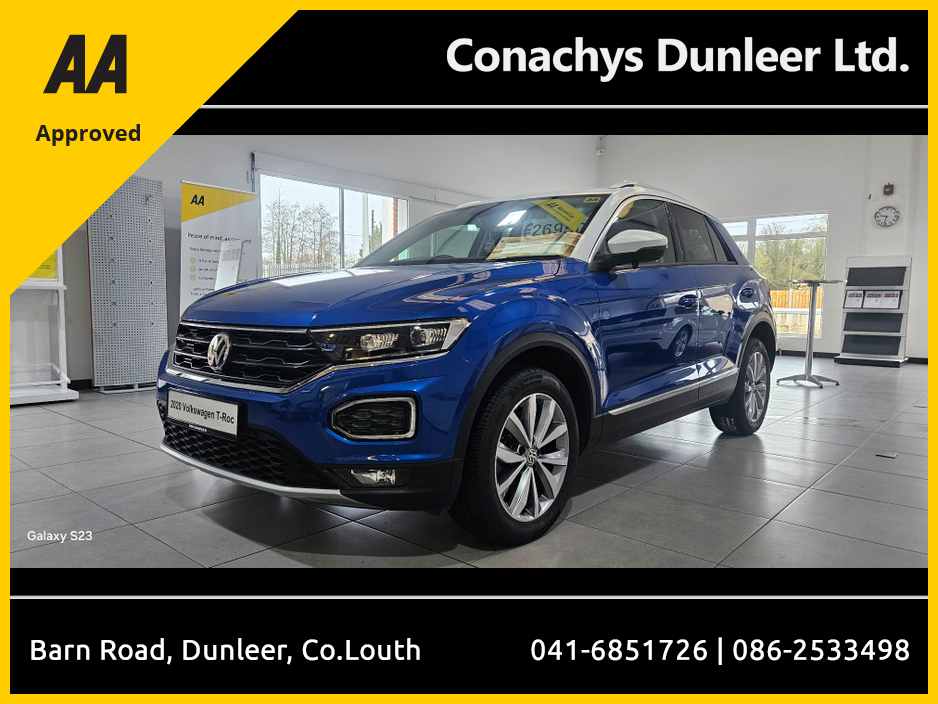 2020 Volkswagen T-Roc 2.0TDI STYLE DESIGN..    *****FINANCE ARRANGED***** BEAUTIFUL CAR***** €26,950