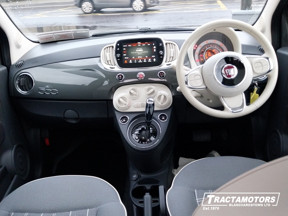 2017 Fiat 500 1.2 LOUNGE 69BHP 3DR AUTO €10,999