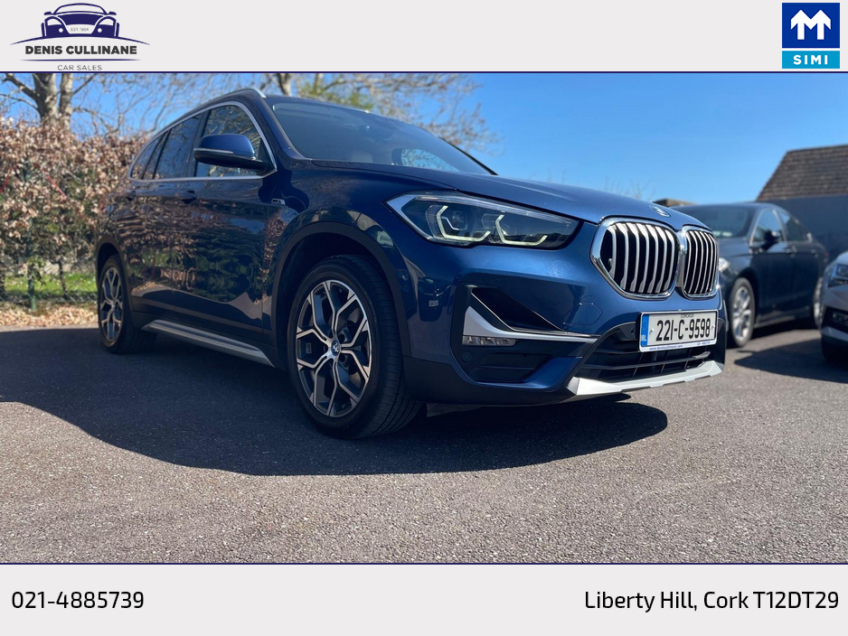 2022 BMW X1 X-DRIVE X-LINE AUTO | EXCELLENT LOW MILEAGE EXAMPLE | HIGH SPEC | COMPETITIVE FINANCE AVAILABLE | ALL TRADE INS WELCOME | WALKAROUND VIDEO ON REQUEST. €34,950