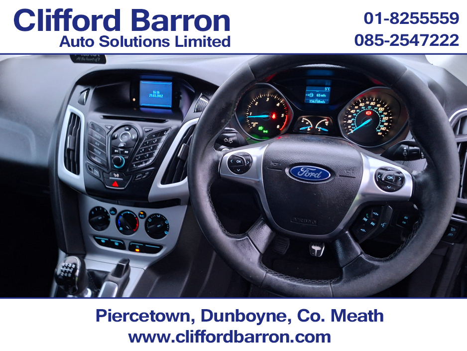 2012 Ford Focus 1.6 TDCI ZETEC S 113BHP 5DR €6,750