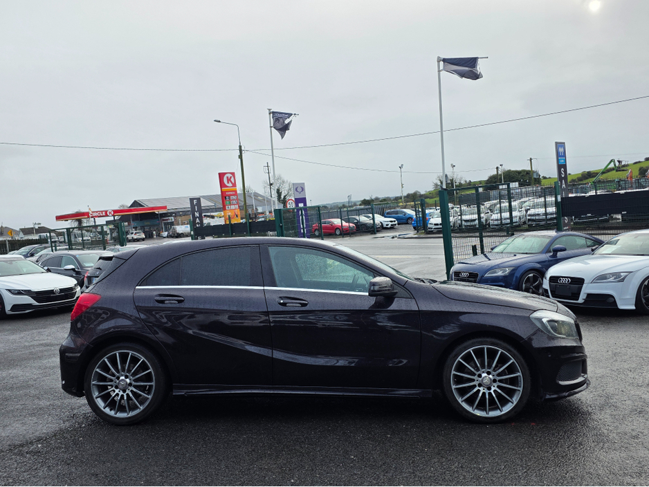 2014 Mercedes-Benz A Class A180 AMG LINE - SAT NAV PACK - HALF LEATHER  SEATS - REV CAMERA / HI SPEC / SYSTEM LOW ROAD TAX BAND / SIMI DEALER €14,450
